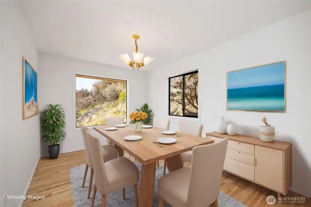 Dining Room - Digitally Staged
