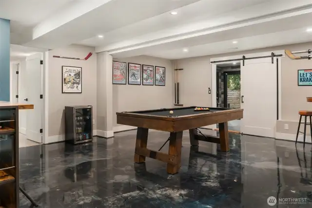 Rec Room designed for entertainment