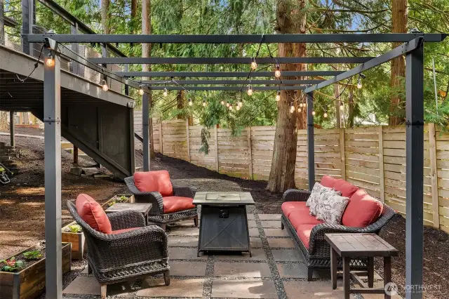 Second outdoor living space