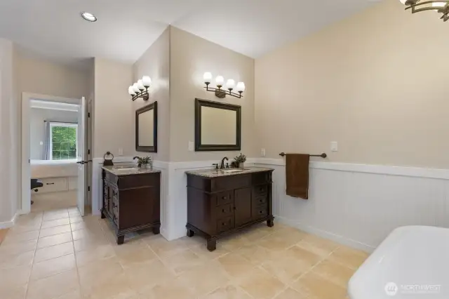 His and Hers vanity