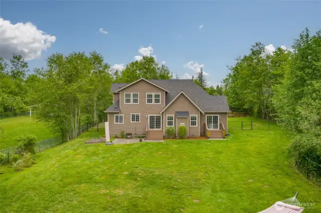 Aerial Back of home