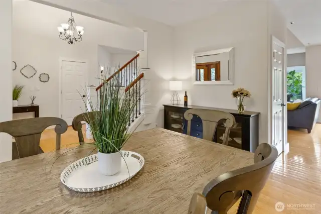 Dining off entry