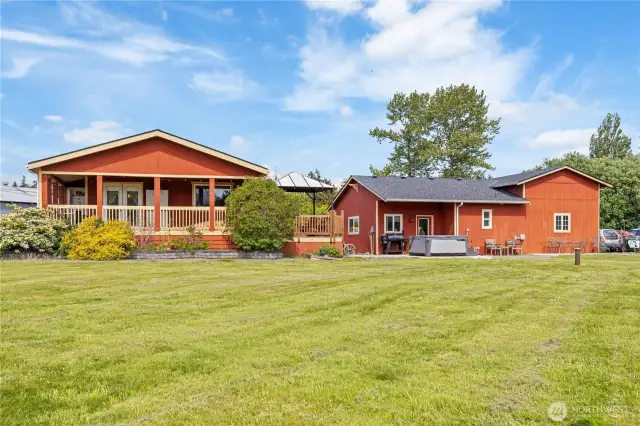 Side view of home