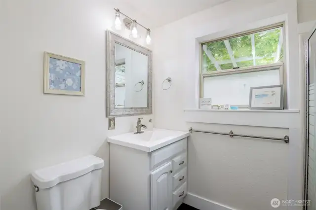 Main floor three quarter  bath.