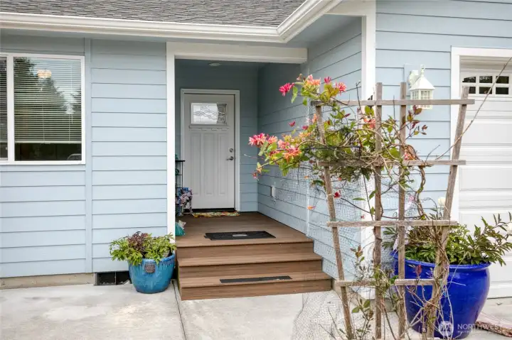 Covered front entry