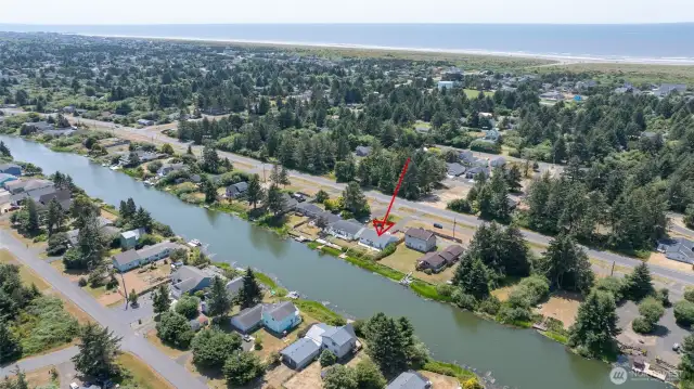 1 mile away from the beach.