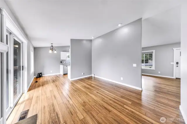 Family room and potential breakfast nook