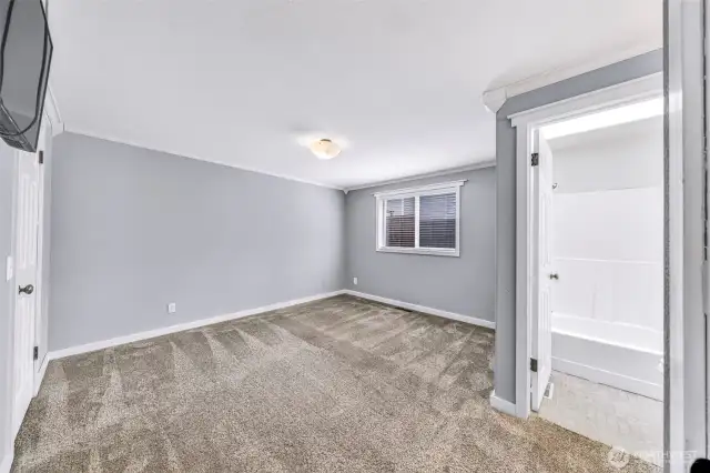 Primary bedroom with ensuite