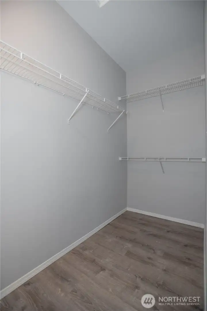 Primary Bedroom with walk-in closet