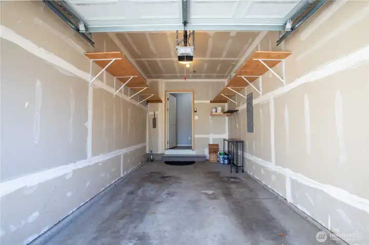 one car attached garage