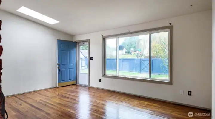 Open living room ready for your vision.