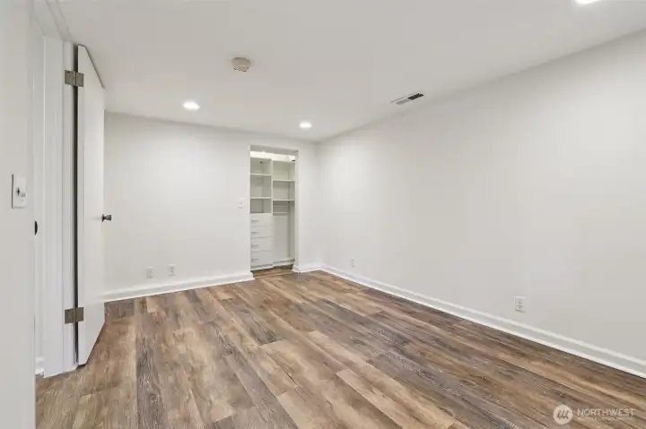 2 of 2 bedrooms on the lower level