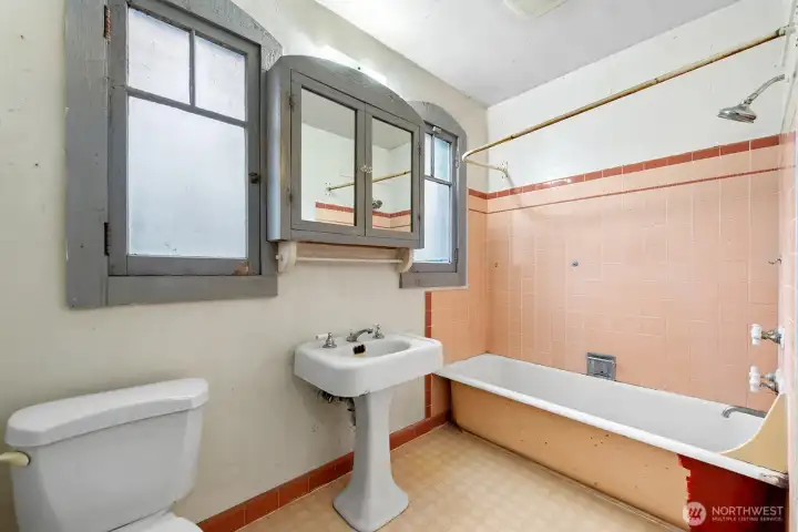 Full bathroom on main floor