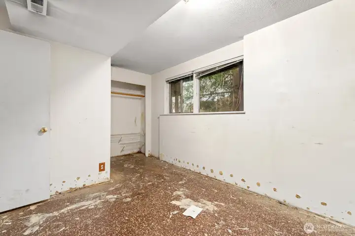 3rd bedroom in lower level