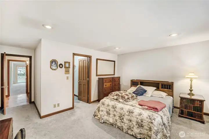 1st guest bedroom with walk-in closet