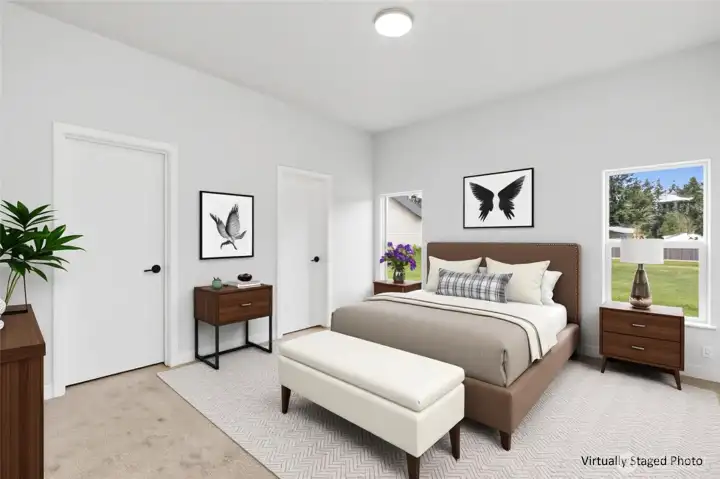 Master Bedroom- Staged