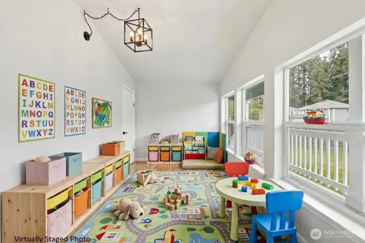 Multi-use room- Staged