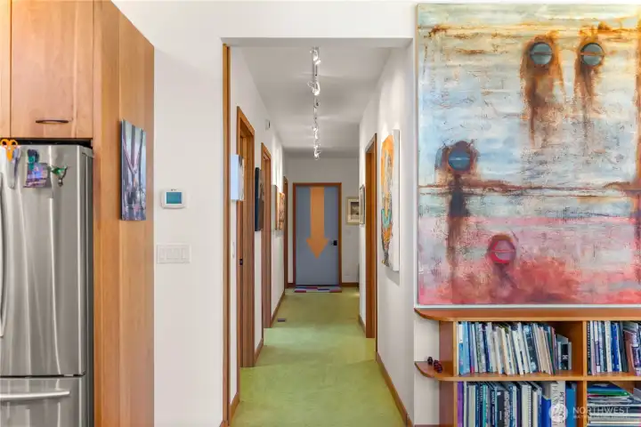 Every door- a piece of art!