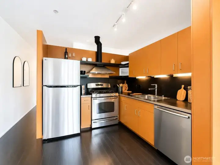 A kitchen built for people who actually cook: clean lines, real appliances, and room to move.