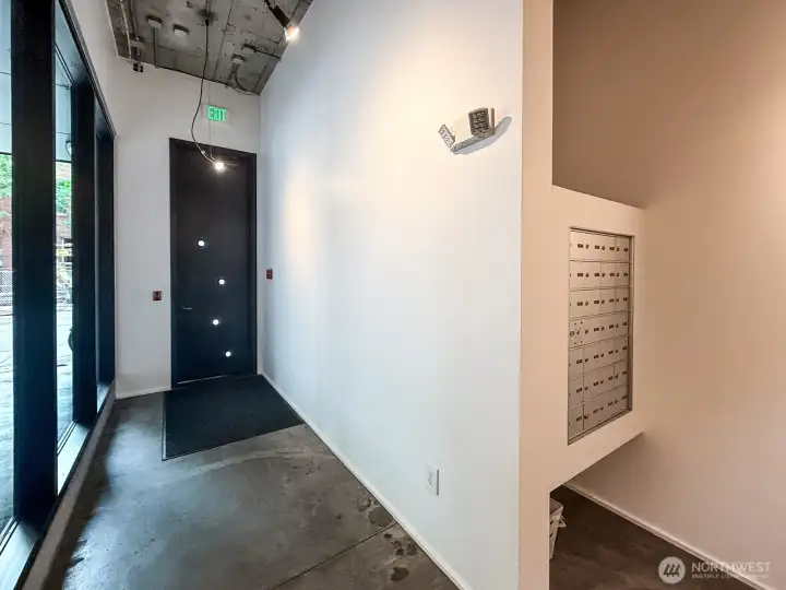 The front door of a Chophouse Row unit hits different. Dark, solid, architectural