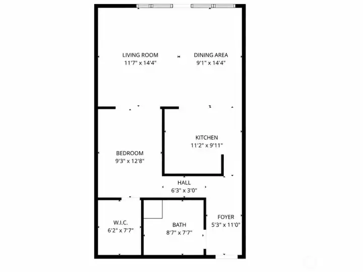 755 square feet, thoughtfully arranged. Every inch has a job.
