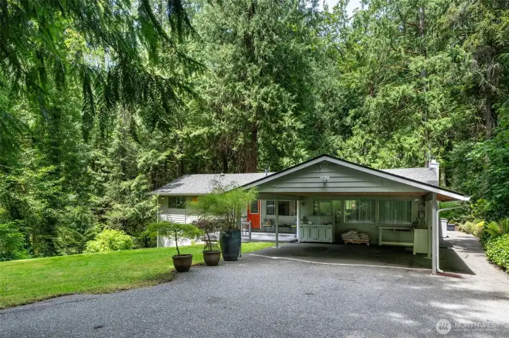 Your new home is nestled amongst the trees complete with springs and a babbling creek. Your new home is nestled amongst the trees complete with springs and a babbling creek.