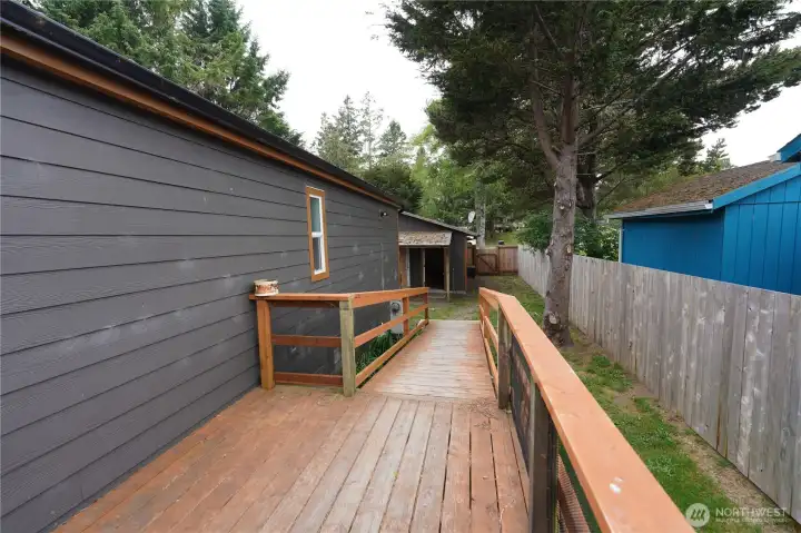 Ramp for easy access