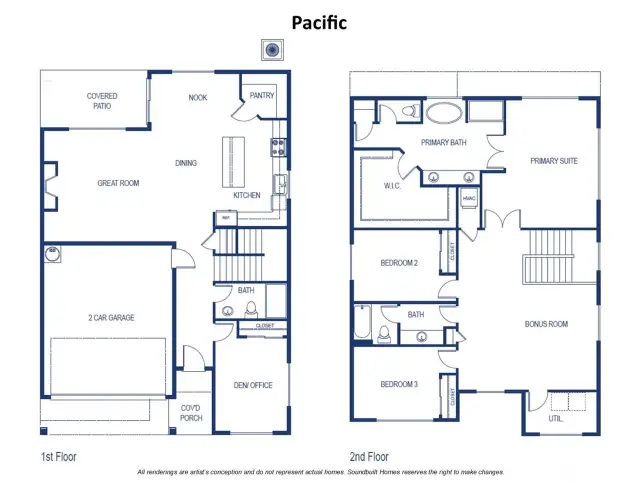 Please note minor changes to plan** Bathroom configuration is slightly off. Toilet has been moved to the opposite wall and the linen has been moved slightly to make floorplan flow better and look nicer. Please read disclaimer on photo. Thank you.