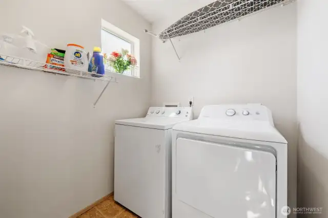 Upstairs laundry room