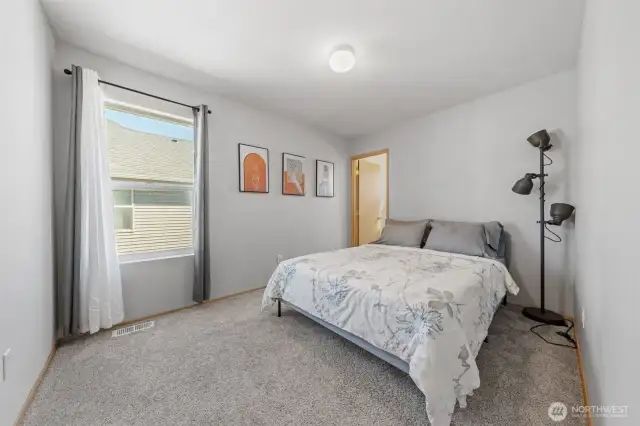 Bedroom #2 with walk-in-closet