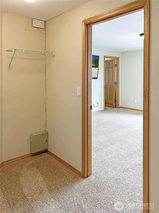Primary walk-in Closet