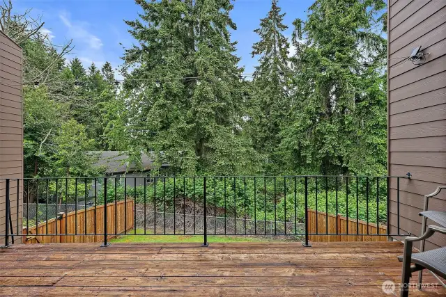 Spacious deck area—ideal for barbecues and outdoor gatherings