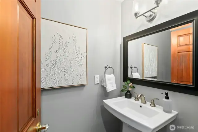 Refreshed powder room
