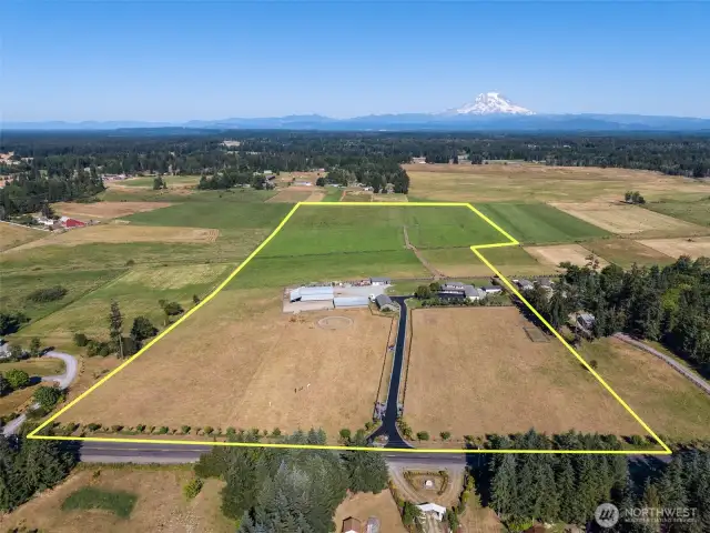The property lines
