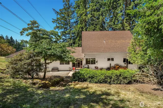 Back of the home.