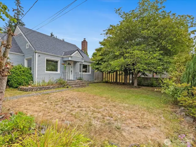 Huge front yard