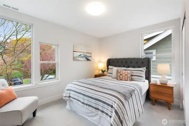 2nd bedroom (no shared walls with primary bedroom).