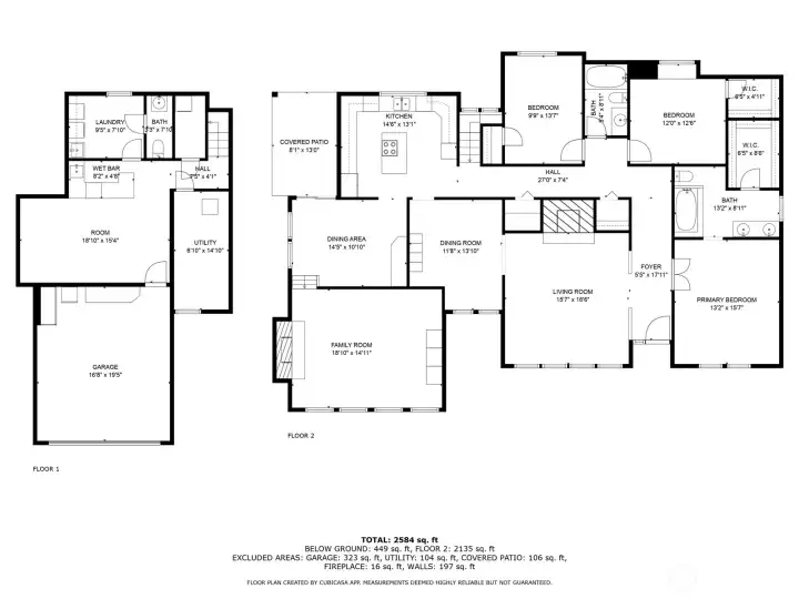 Entire home floorplan