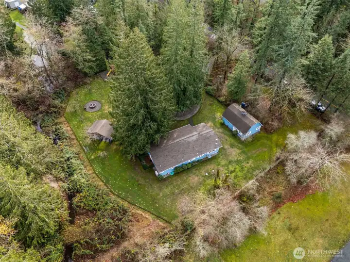 Rambler sits on 3 stunning acres
