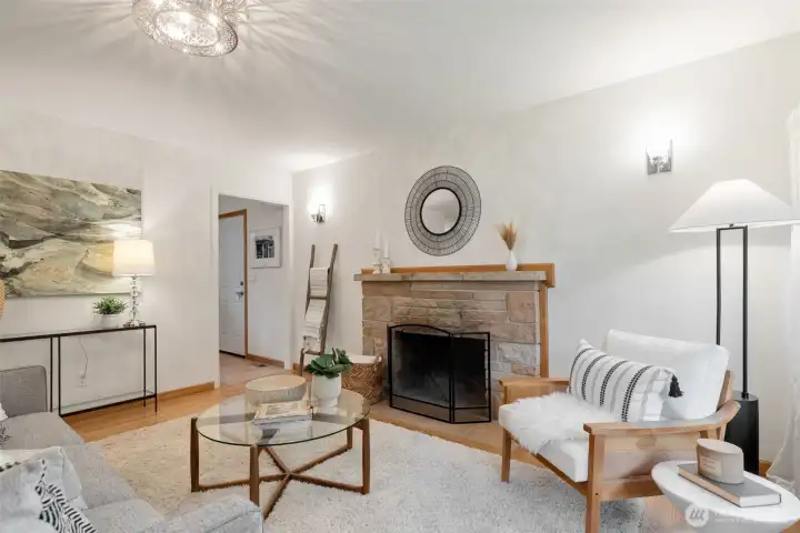 Home has fresh paint throughout.