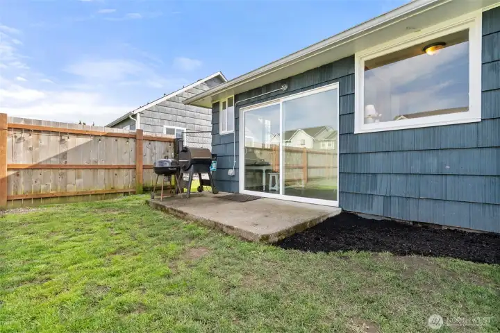 Patio for BBQ