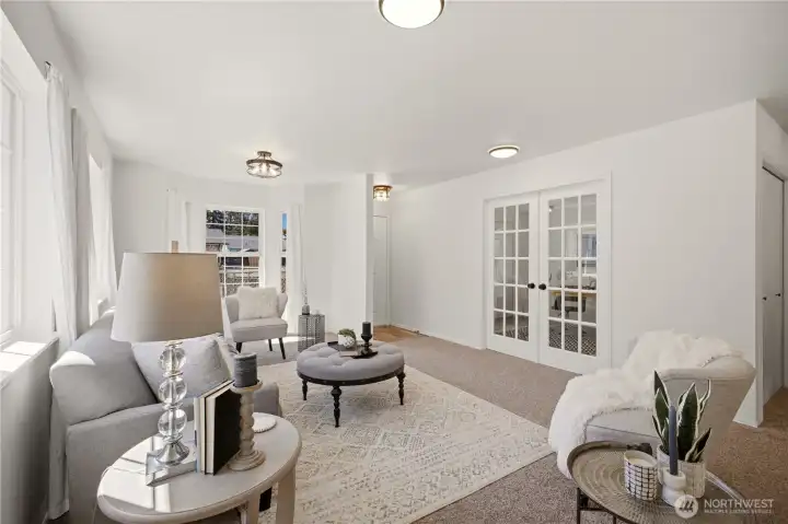 Neutral tones throughout the home invite you to bring your own decor and design ideas!