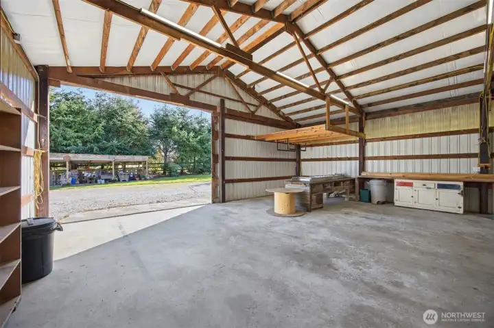 Interior of shop. Complete with EV charging.