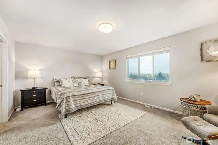 Upper level Primary suite.