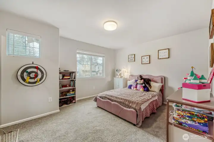 Bedroom 4 with walk-in closet.
