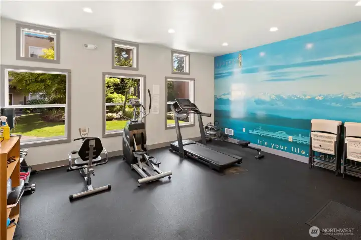 On-site fitness room