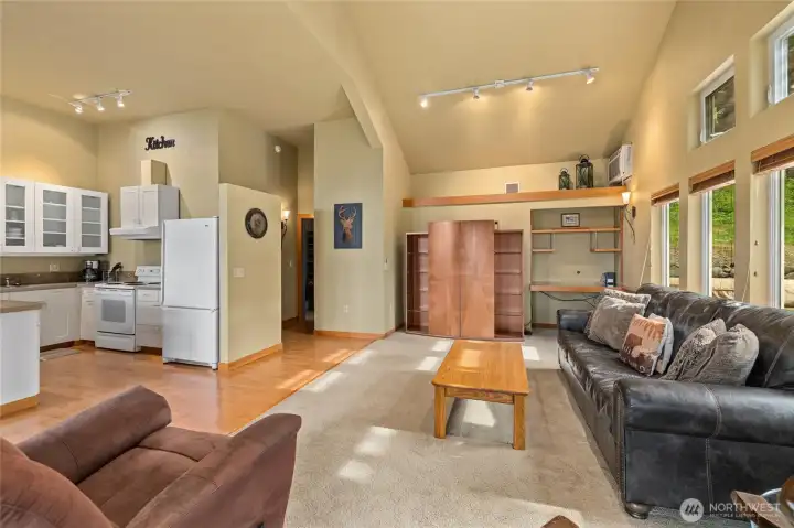Open-concept living area offering plenty of space to gather and relax.