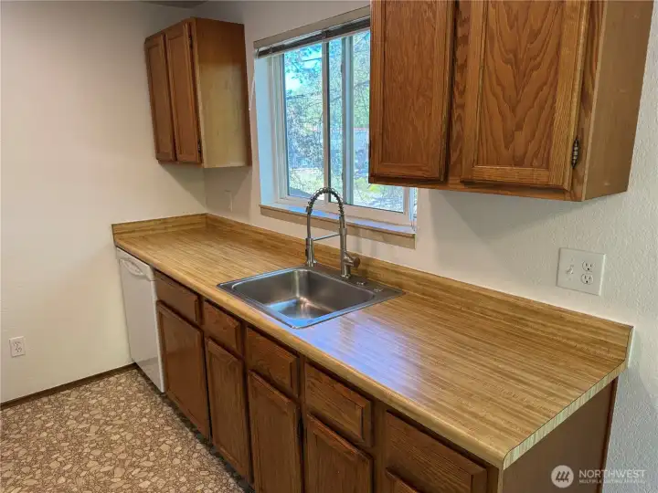 Kitchen with Generous Cabinets & Countertop Space