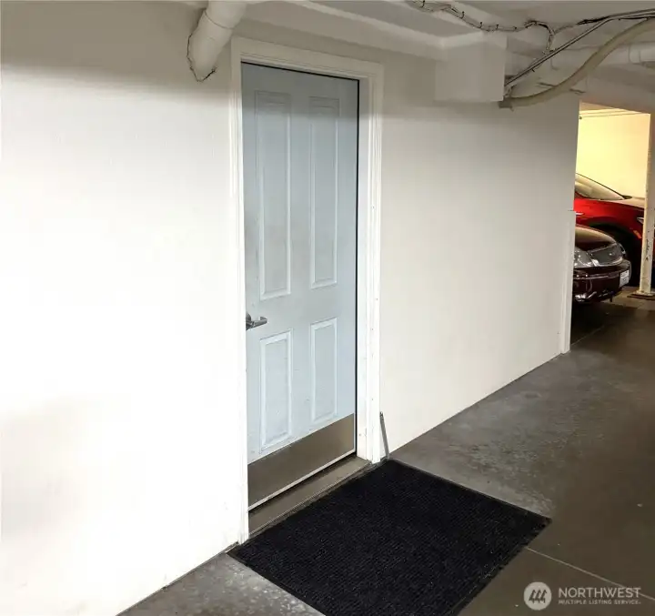 Inner Garage Access Door to Condos