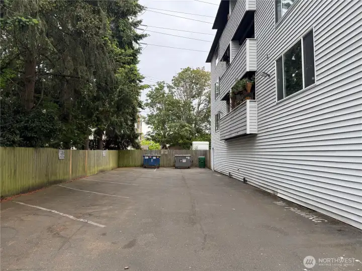 Seven Unassigned Parking Stalls for the Condo Complex